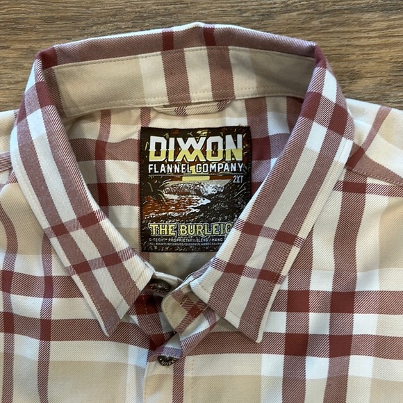 DIXXON Men's Plaid Flannel Size 2XT - Picture 4 of 7